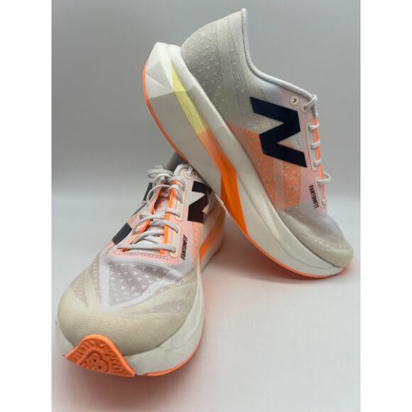 New Balance FuelCell SuperComp Elite v4 White Angora Men\'s Size 10.5D MRCELCW4 main image 15